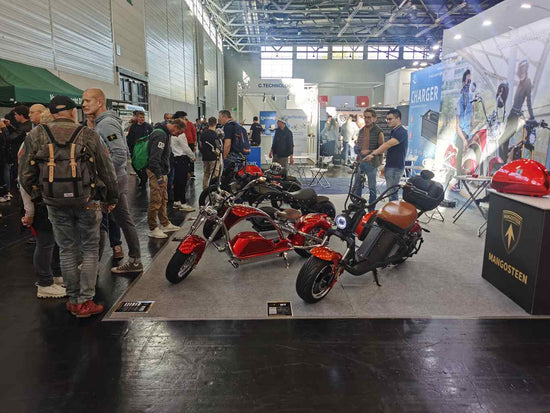 intermot 2022 Rooder mangosteen elektro roller chopper citycoco scooter