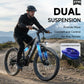 Electric Mountain Bike for Adults Full Suspension NFC Lock 100KM Range