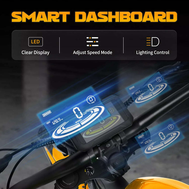 Mangosteen FT02 Electric Bike With Fat Tire 25kmh CE EU for Sale 6