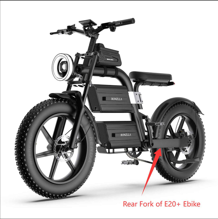 Rear Fork of Electric Bike E20 Plus 14