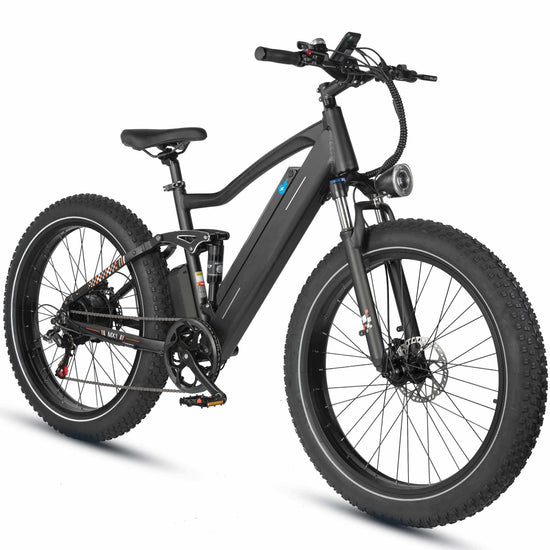Rooder MX1 26" Electric Mountain Bike - black color