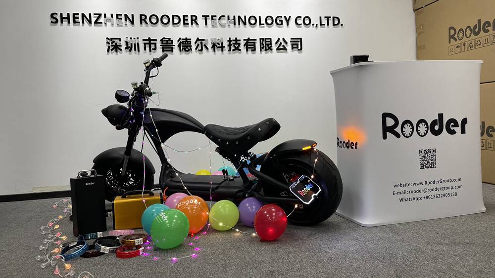 Load video: Rooder mangosteen scooter m1p m1ps factory