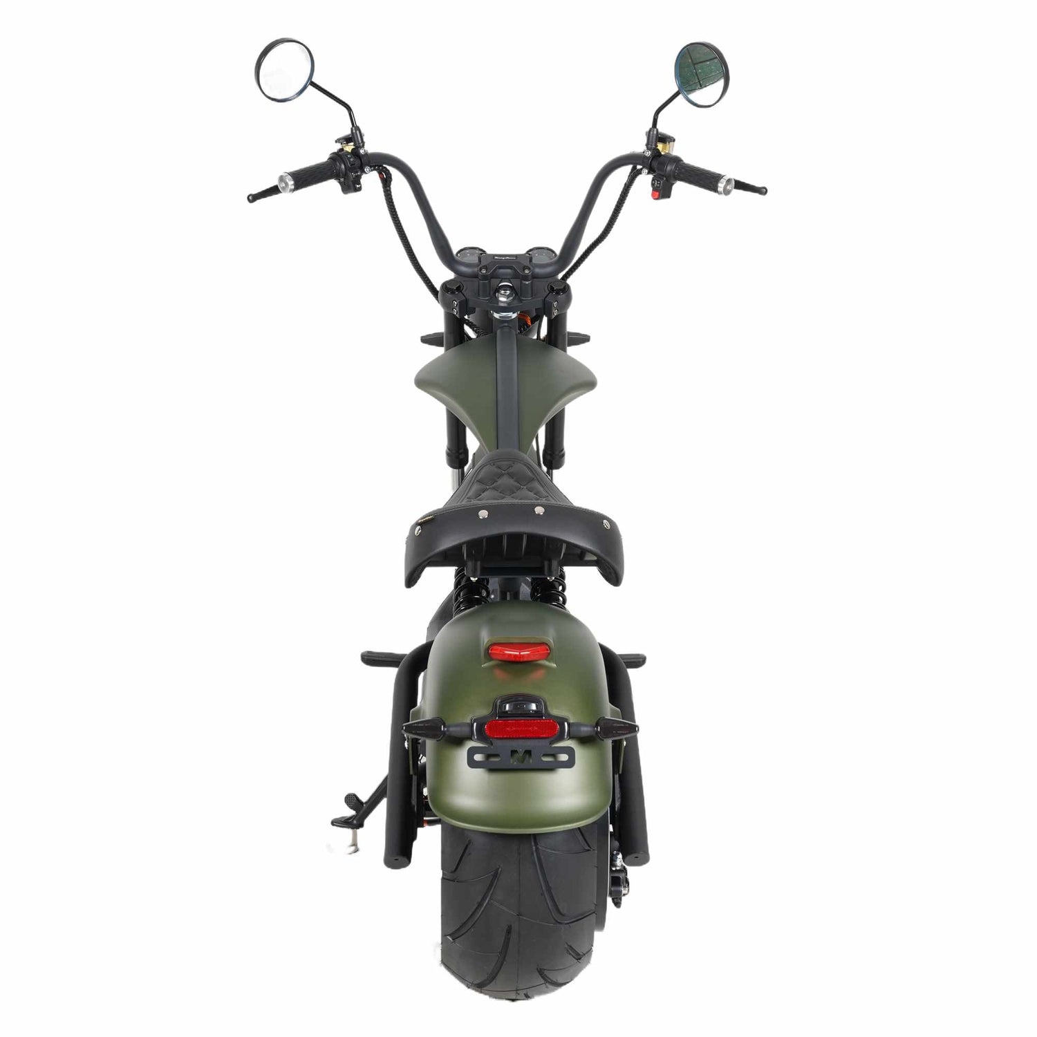 china roller moped elektro scooter Rooder m1 e chopper matte green 4