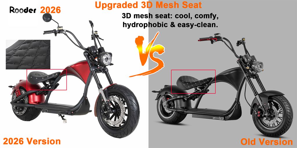 citycoco chopper m1p Rooder arrow 2000w 60V 30A mangosteen 2026 front 14inch rear 13 inch (7)