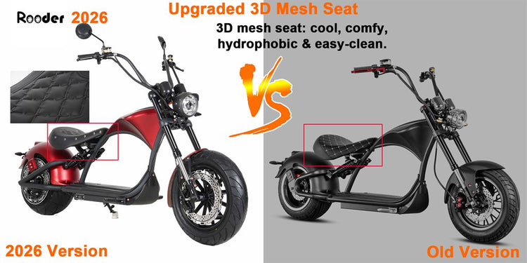 citycoco chopper m1p Rooder arrow 2000w 60V 30A mangosteen 2026 front 14inch rear 13 inch (7)