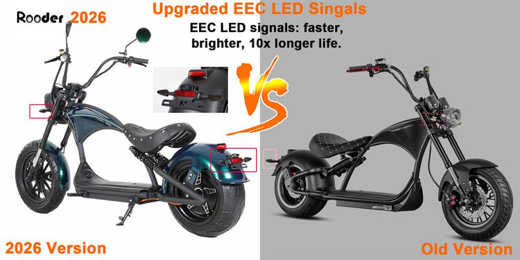 citycoco chopper m1p Rooder arrow 2000w 60V 30A mangosteen 2026 front 14inch rear 13 inch (9)