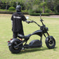 Mangosteen scooter Rooder m1p Sara A Black m1ps 60v 2000w 50ah 45km/h coc