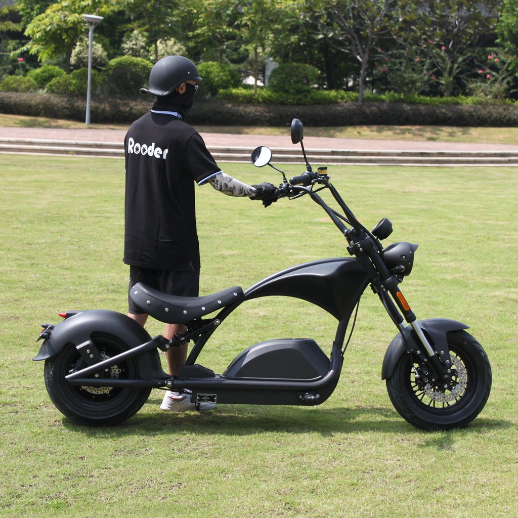 Mangosteen scooter Rooder m1p Sara A Black m1ps 60v 2000w 50ah 45km/h coc