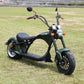 china roller moped elektro scooter Rooder m1 e chopper matte green