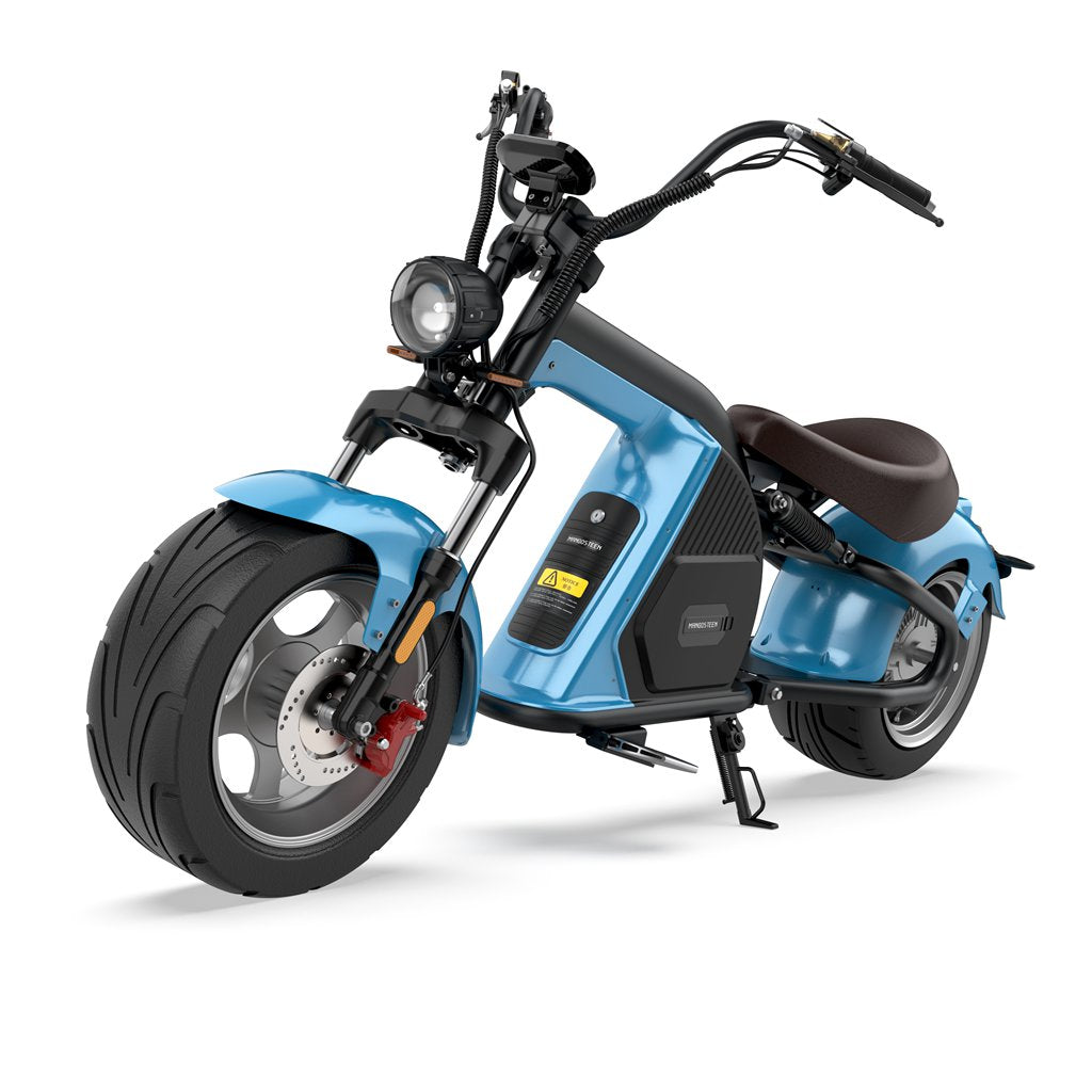 citycoco 2000w electric scooter rooder mangosteen runner m8 blue