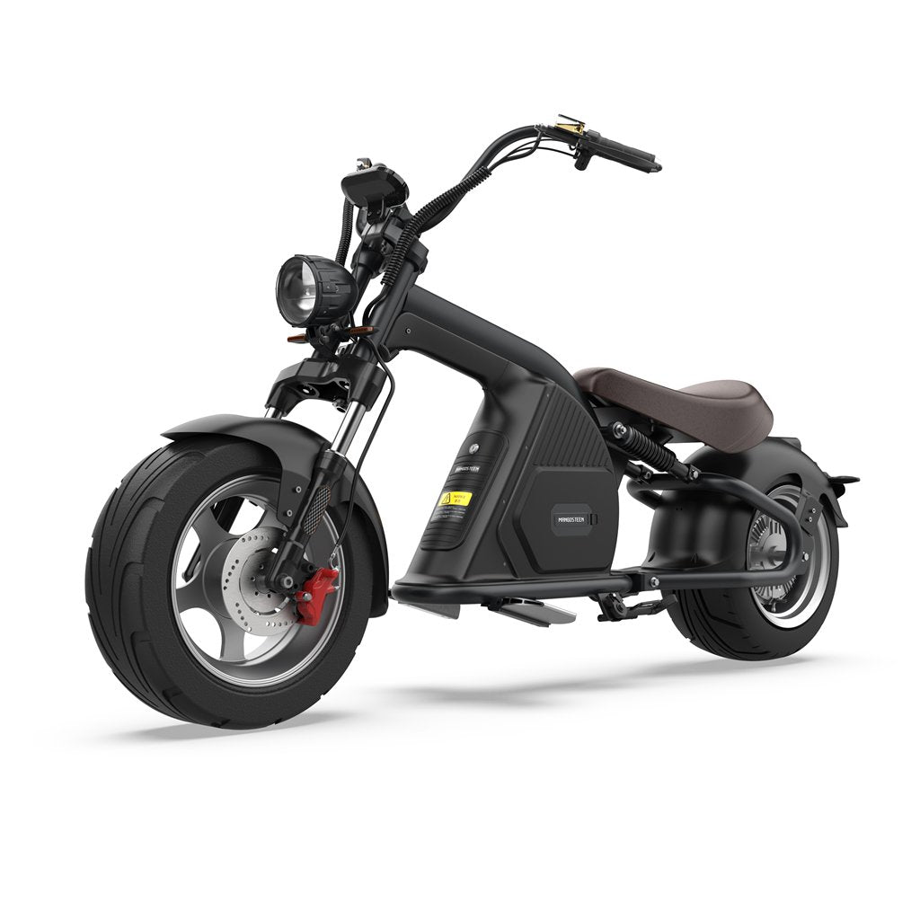 citycoco bike Rooder m8 elektro roller chopper matte black – Rooder EU