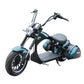 city roller elektro scooter Rooder m1p with saddle cases turquoise green