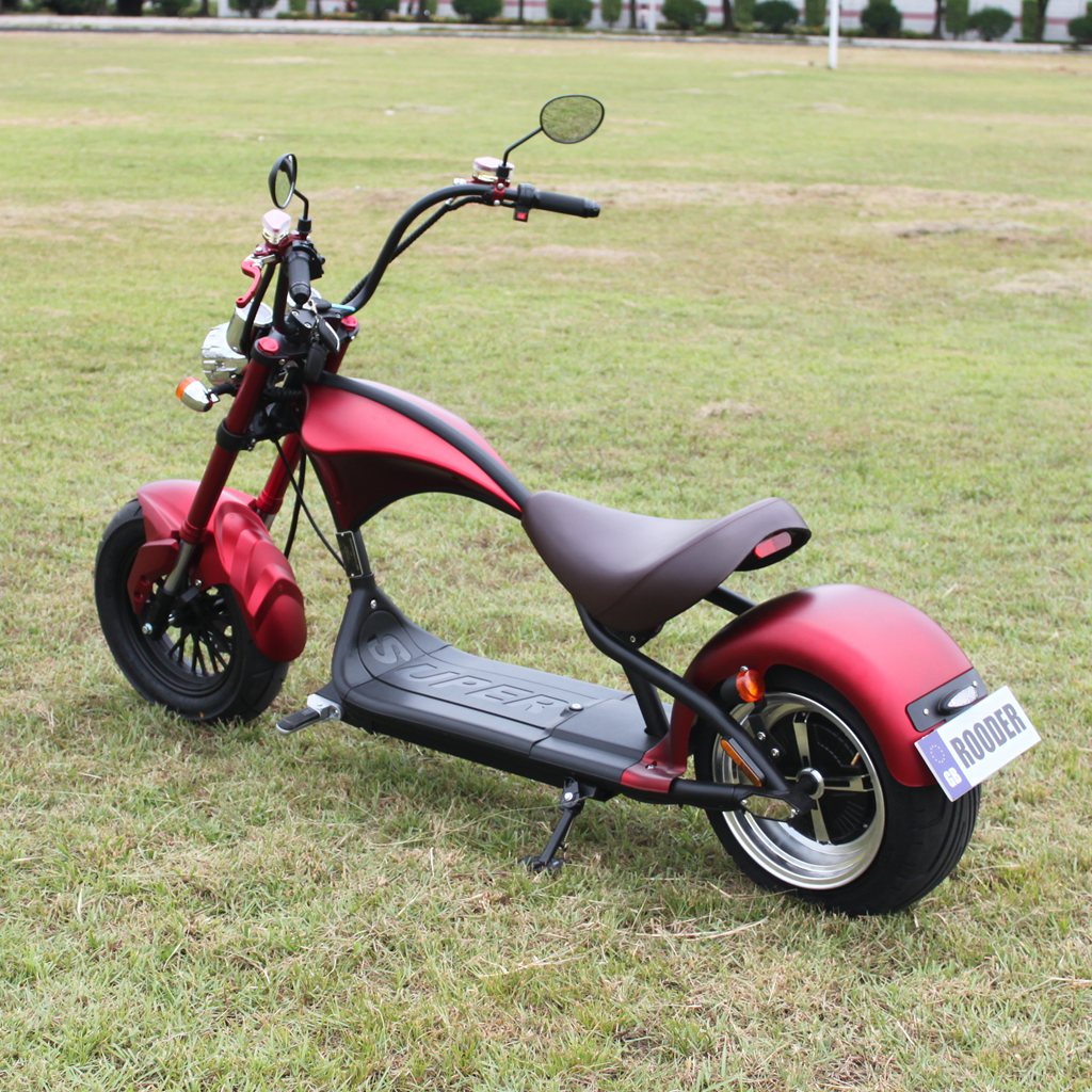 roller elektro city coco m1 chopper Rooder 2000w matte red